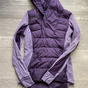 Purple Lululemon Hooded Vest Sweatshirt